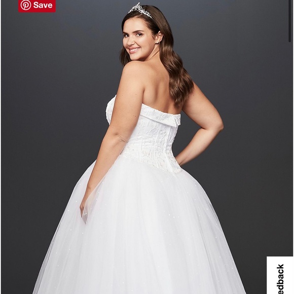 Tulle Wedding Dress with Beaded Bodice - Picture 3 of 3